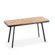 Gartentisch NIEHOFF �Kubu Esstisch 220x95� Aluminium Teakholz natur